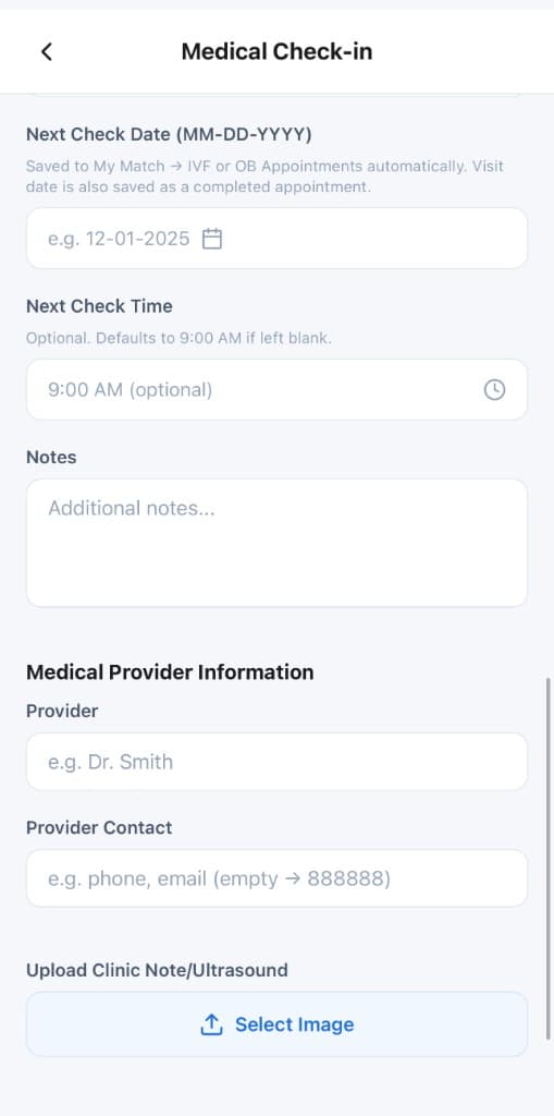 Medical appointments